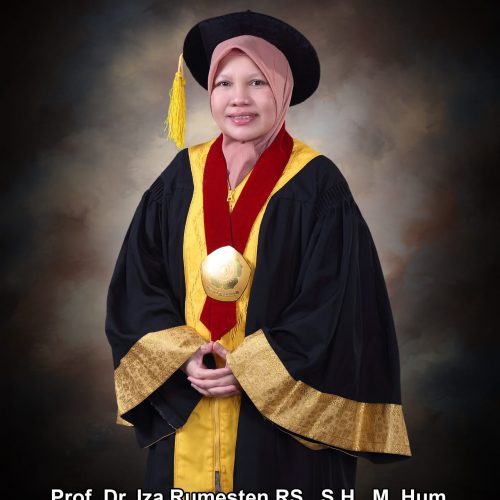 Iza Rumesten RS, (Prof. Dr. SH., M.Hum)