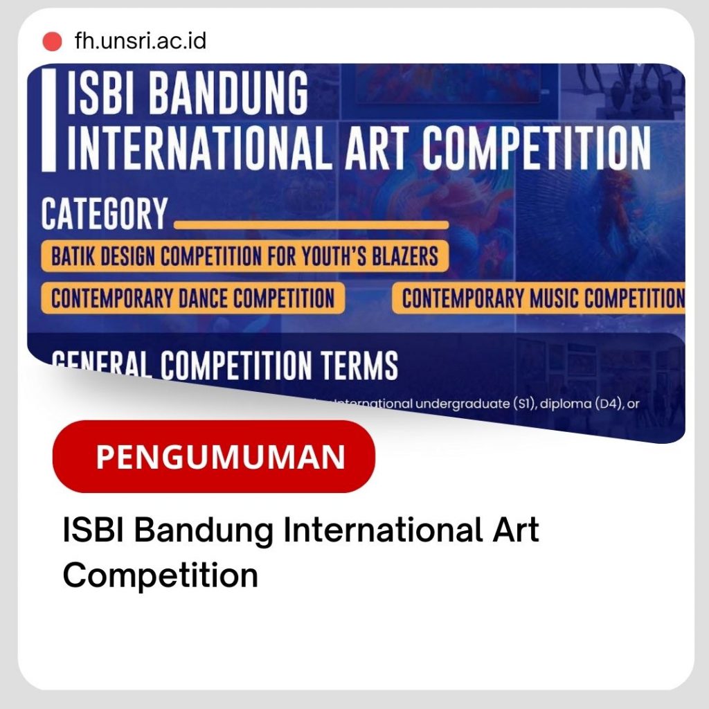ISBI Bandung International Art Competition